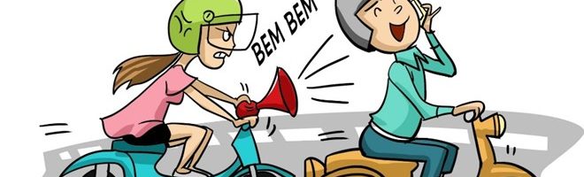Cắm mặt vào màn hình điện thoại khi đi trên đường