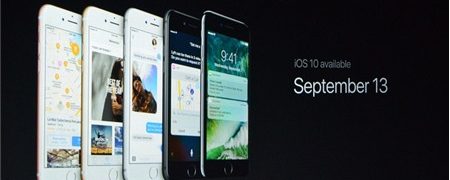 iOS 10 sẽ phát hành chính thức vào ngày 13/9