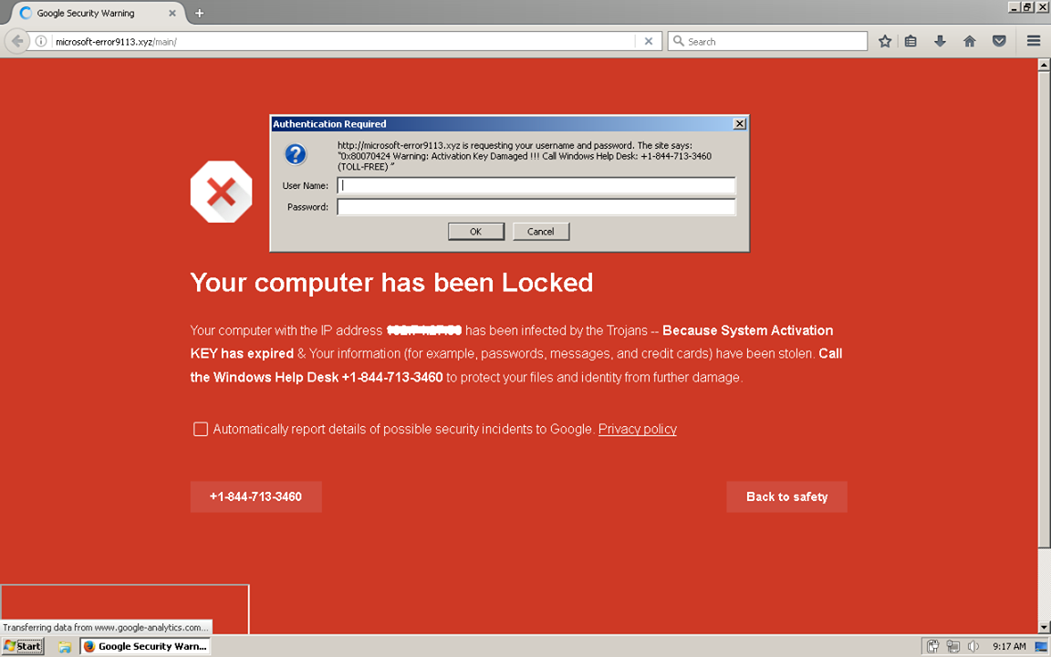 FPT cảnh báo website lừa đảo giả danh Microsoft