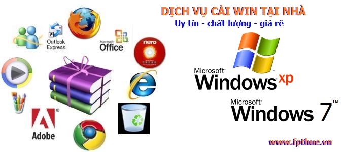 Dịch vụ cài Windows máy tính, laptop giá rẽ tại nhà cho khách hàng ở Huế